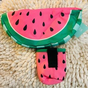 Ulta Watermelon Fanny Waist Pack Bag and Coozy Set